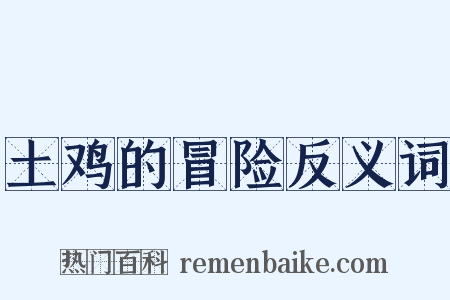 土鸡的冒险反义词是什么意思的图片